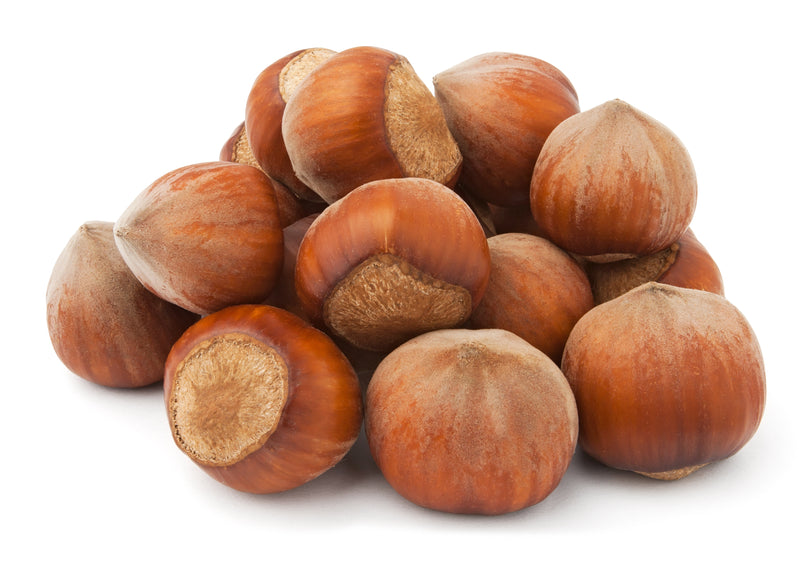 Hazelnuts in shell