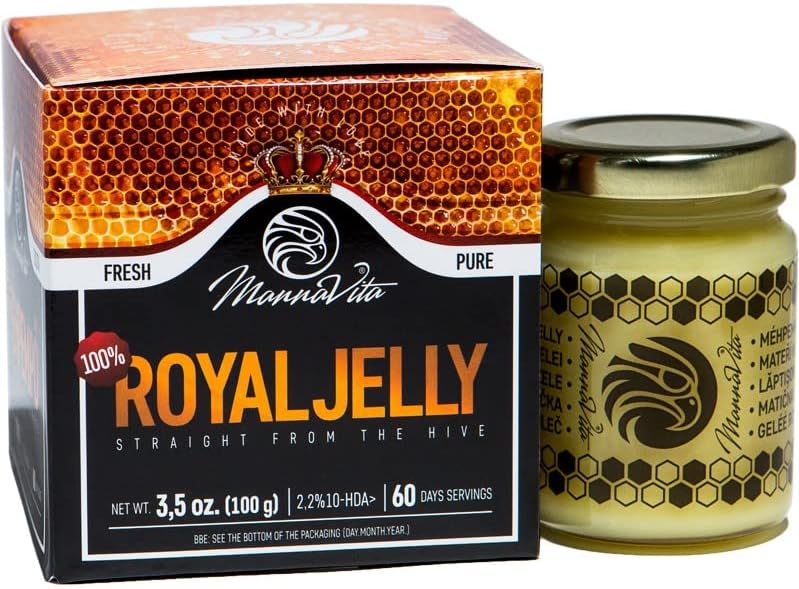 Jalea real cruda 100 % – 2,2 % de 10-HDA